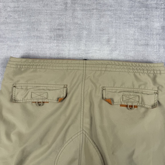 GAP Pants Mens Large Beige Y2K Windbreaker Nylon Baggy Utility Paratrooper Cargo - Picture 11 of 16